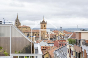 Ático Quintana II - con terraza, en el centro con Wifi y garaje